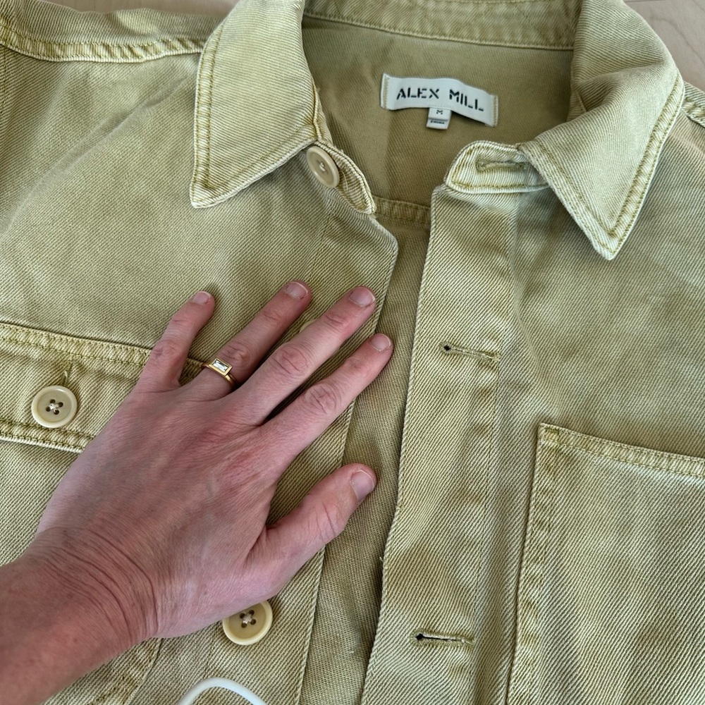 NOT FOR SALE Alex Mill Light Tan Casual Chore Coat